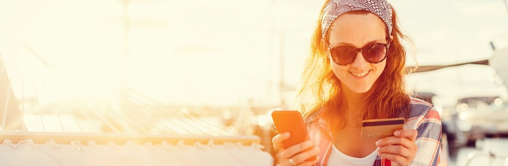 Woman on phone